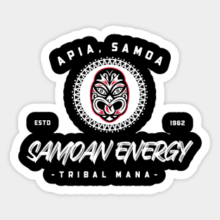 Samoan Energy Tribal Sticker